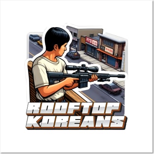 Rooftop Koreans Posters and Art